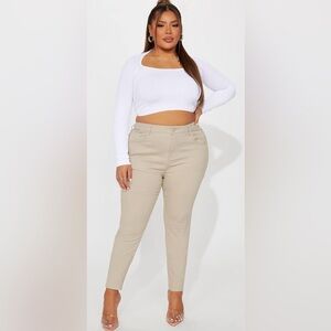 Fashion Nova Size 15 Skinny Uniform Pants